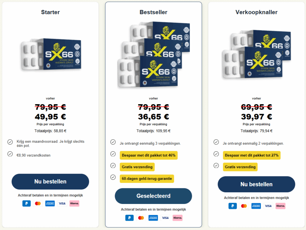 SX66 Male Enhancement France